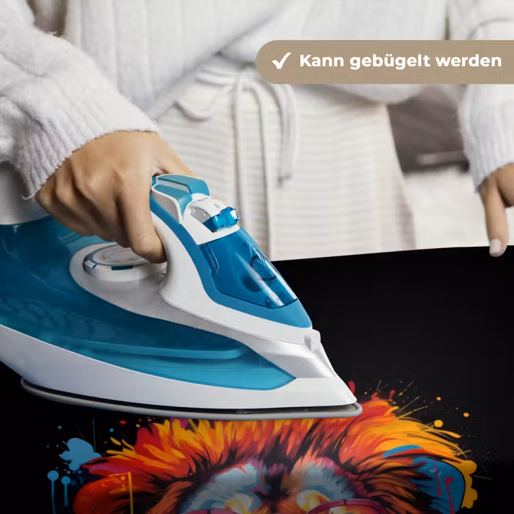 Kleurrijke leeuw in graffiti stijl Wandkleed katoen klein -tsfeer9_DE