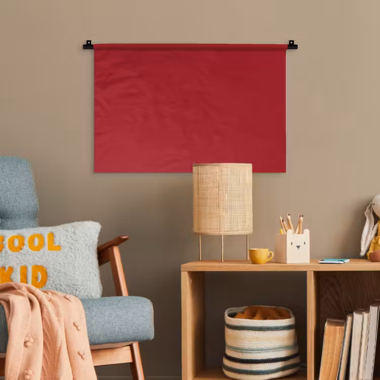 Burgundy - Wine - Rood Wandkleed katoen klein 269 -wsfeer4_kind
