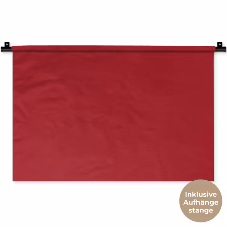 Burgundy - Wine - Rood Wandkleed katoen klein 269 -t3d_DE