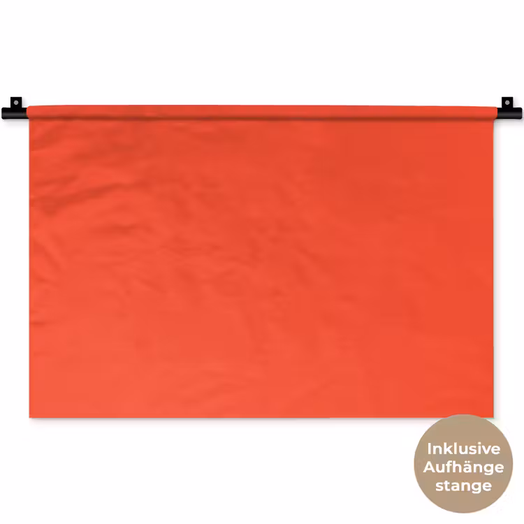 Burnt - Coral - Oranje Wandkleed katoen klein 269 -t3d_DE