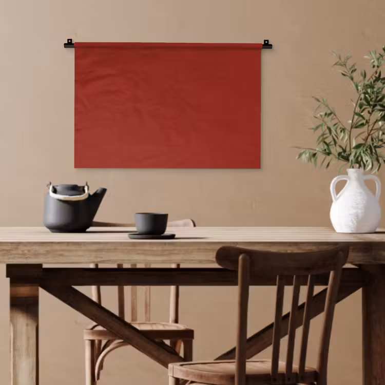 Burnt - Copper - Rood Wandkleed katoen klein 269 -sfeer6