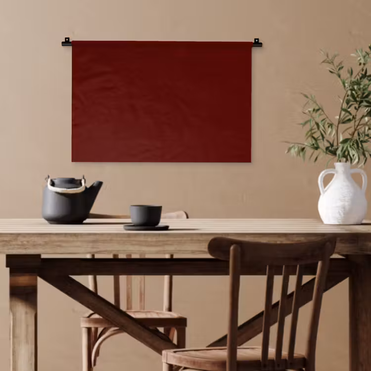Burnt - Mahogany - Rood Wandkleed katoen klein 269 -sfeer6