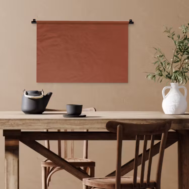 Burnt - Mahogany - Terracotta Wandkleed katoen klein 269 -sfeer6