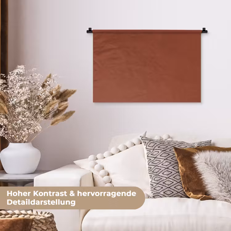 Burnt - Mahogany - Terracotta Wandkleed katoen klein 269 -tsfeer1_DE