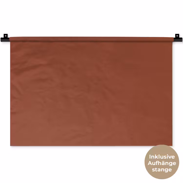 Burnt - Mahogany - Terracotta Wandkleed katoen klein 269 -t3d_DE
