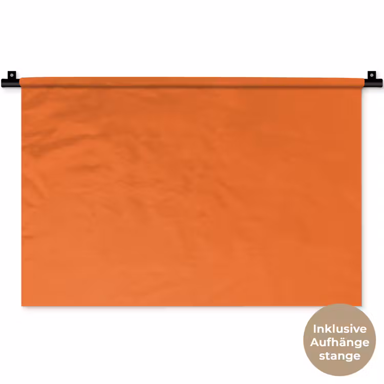Burnt - Sienna - Oranje Wandkleed katoen klein 269 -t3d_DE