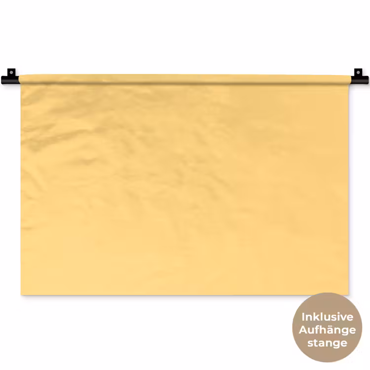 Butter - Geel - Yellow Wandkleed katoen klein 269 -t3d_DE