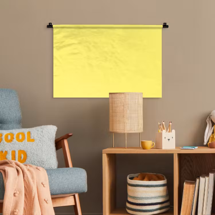 Buttery - Beige - Geel Wandkleed katoen klein 269 -wsfeer4_kind