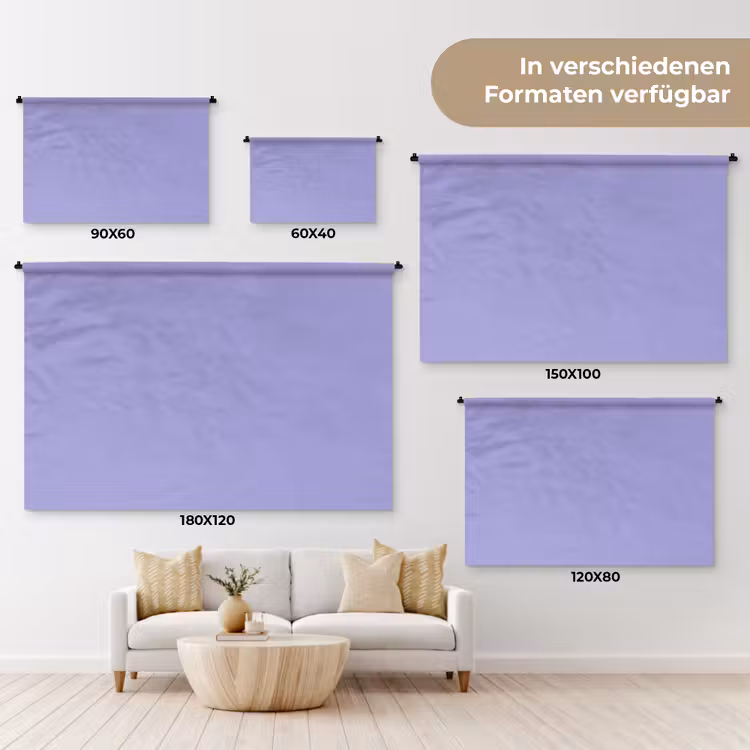 Ceil - Paars - Lila Wandkleed katoen klein 269 -tsfeer8_DE