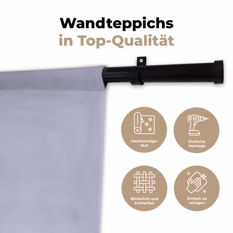 Chalky - Lavender - Paars Wandkleed katoen klein 269 -tsfeer2_DE