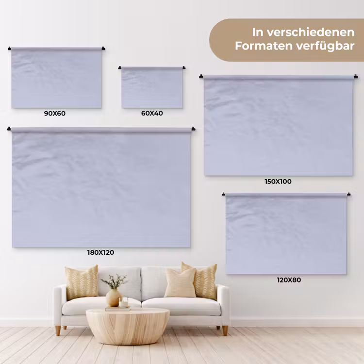 Chalky - Lavender - Paars Wandkleed katoen klein 269 -tsfeer8_DE