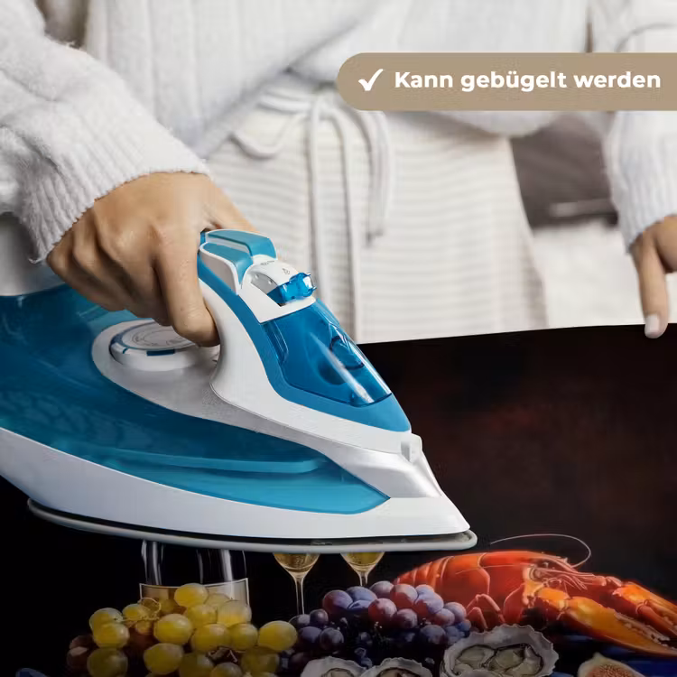 Champagne - Luxe - Oesters Wandkleed katoen klein -tsfeer9_DE