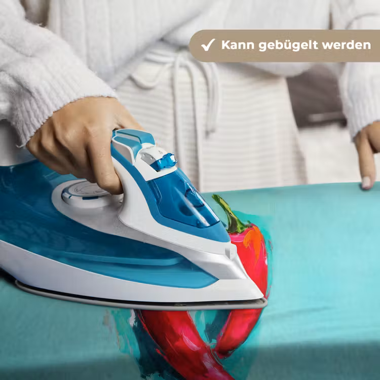 Chilipepers - Geverfd - Rood Wandkleed katoen klein -tsfeer9_DE