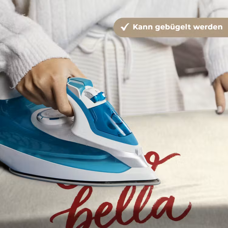 Ciao bella - Rood - Wit - Minimalistisch Wandkleed katoen klein -tsfeer9_DE