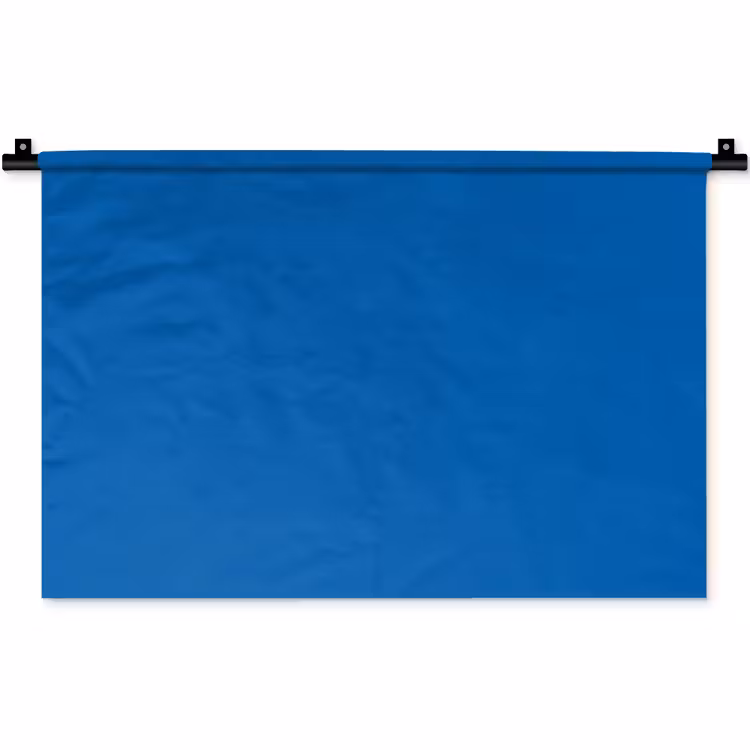 Classic - Azure - Blauw Wandkleed katoen klein 269 -zz3d