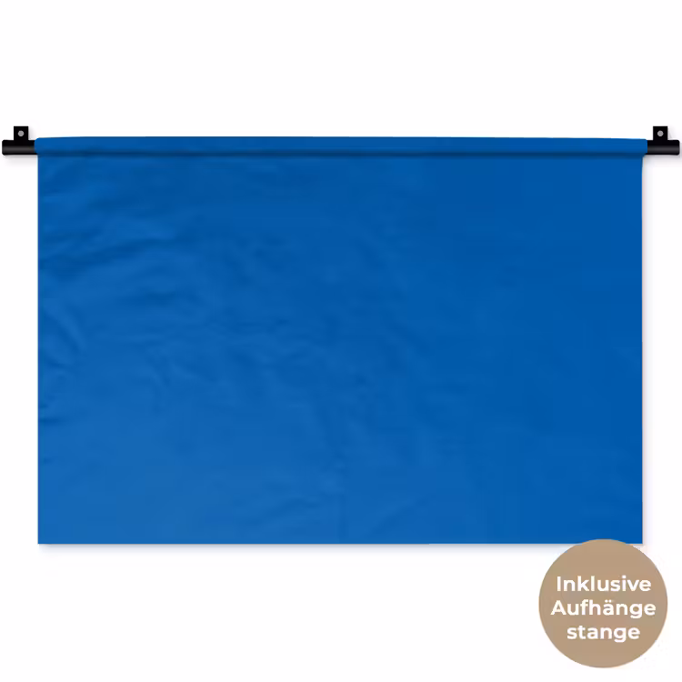 Classic - Azure - Blauw Wandkleed katoen klein 269 -t3d_DE