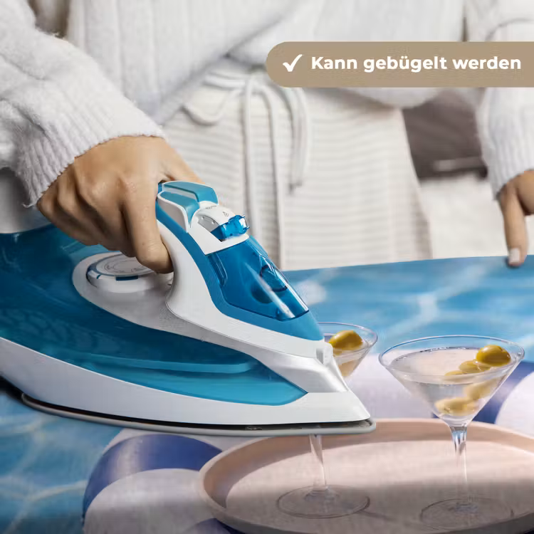 Cocktail - Zwembad - Zomer - Blauw Wandkleed katoen klein -tsfeer9_DE