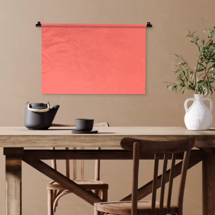 Coral - Punch - Koraal Wandkleed katoen klein 269 -sfeer6