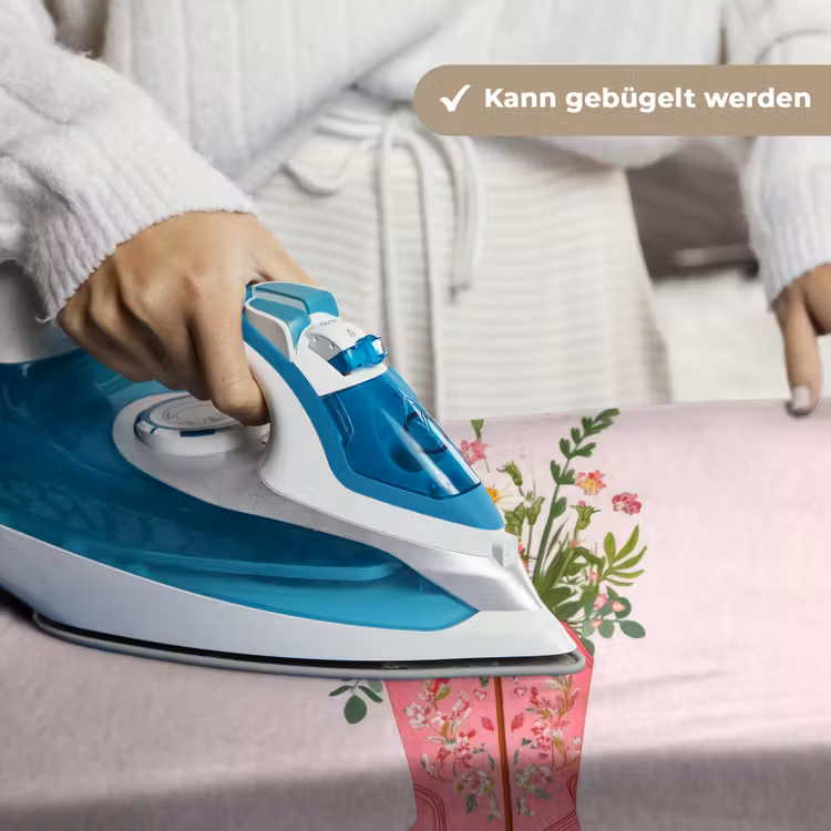 Cowboylaarzen - Roze - Boeket - Bloemen Wandkleed katoen klein -tsfeer9_DE