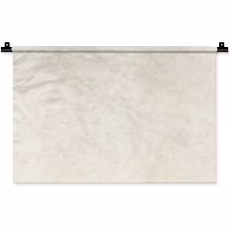 Crème - Egaal - Beton Wandkleed katoen klein 269 -zz3d