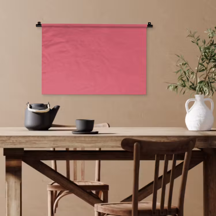 Crimson - Rose - Roze Wandkleed katoen klein 269 -sfeer6
