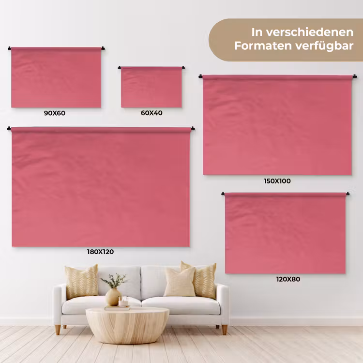Crimson - Rose - Roze Wandkleed katoen klein 269 -tsfeer8_DE
