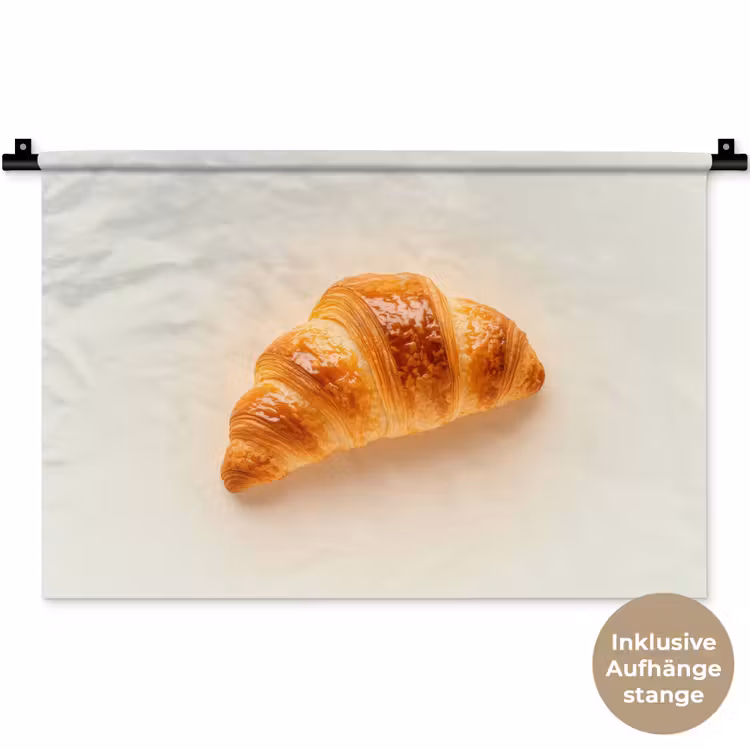 Croissant - Brood - Beige Wandkleed katoen klein -t3d_DE