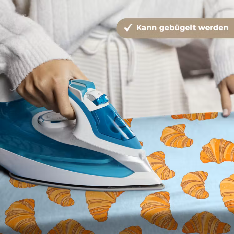 Croissant - Speels - Blauw Wandkleed katoen klein 269 -tsfeer9_DE