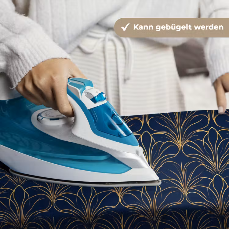 Deco - Waaier - Blauw Wandkleed katoen klein 269 -tsfeer9_DE