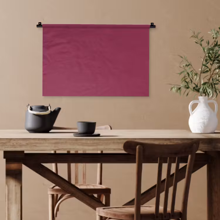 Deep - Rasberry - Rood Wandkleed katoen klein 269 -sfeer6