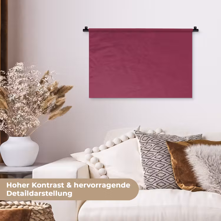 Deep - Rasberry - Rood Wandkleed katoen klein 269 -tsfeer1_DE