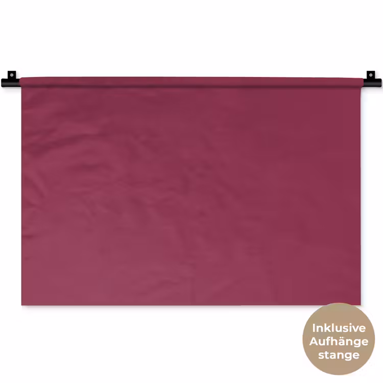 Deep - Rasberry - Rood Wandkleed katoen klein 269 -t3d_DE