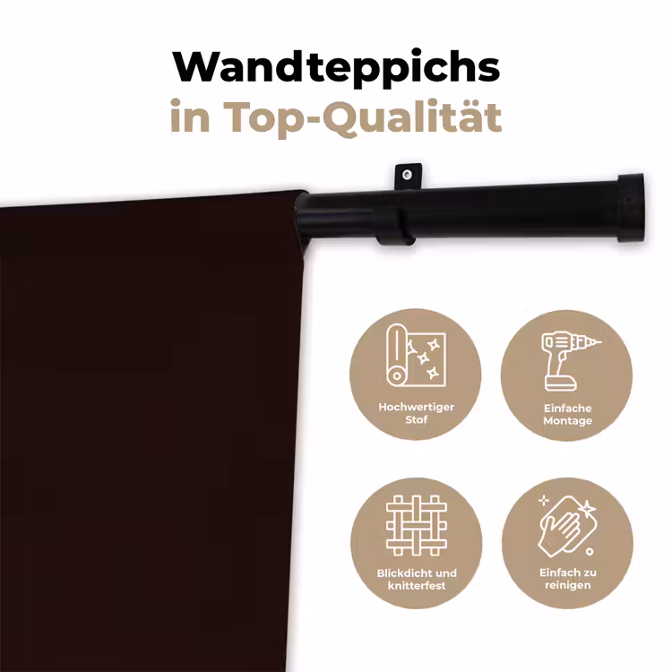 Deep - Obsidian - Bruin Wandkleed katoen klein 269 -tsfeer2_DE