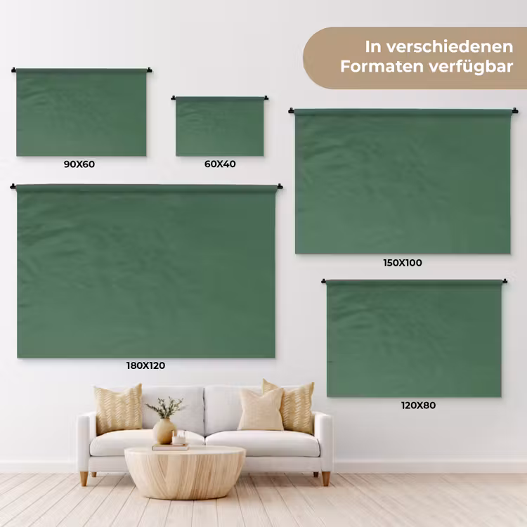 Deep - Sagewood - Groen Wandkleed katoen klein 269 -tsfeer8_DE