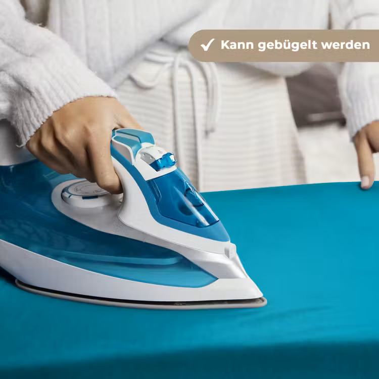 Deep - Turquoise - Turkoois Wandkleed katoen klein 269 -tsfeer9_DE