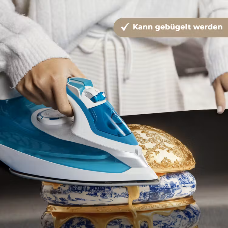 Delftsblauw - Goud - Burger Wandkleed katoen klein -tsfeer9_DE