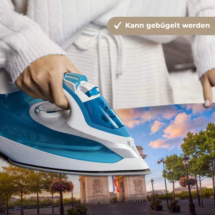 Monument - Parijs - Zonsondergang - Architectuur - Goud Wandkleed katoen klein -tsfeer9_DE