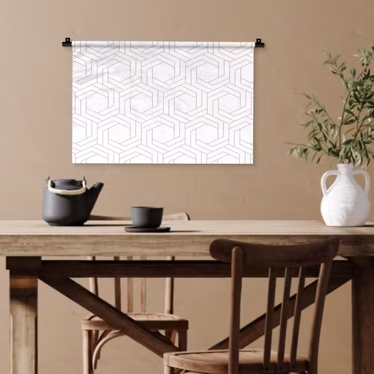 Design - Geometrie - Patronen - Abstract Wandkleed katoen klein 269 -sfeer6