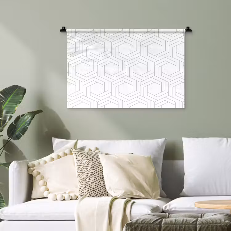 Design - Geometrie - Patronen - Abstract Wandkleed katoen klein 269 -sfeer7