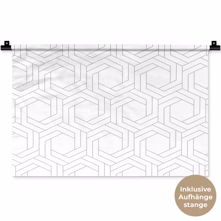Design - Geometrie - Patronen - Abstract Wandkleed katoen klein 269 -t3d_DE