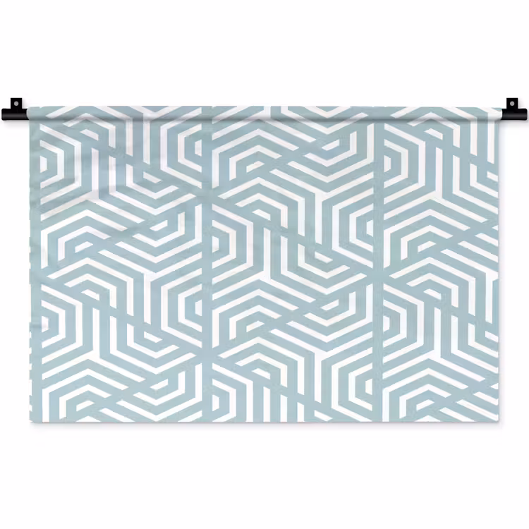 Design - Geometrie - Patroon - Driehoek Wandkleed katoen klein 269 -zz3d