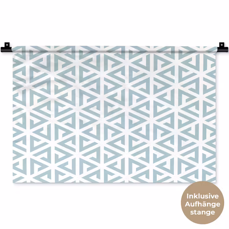 Design - Geometrie - Patroon - Driehoek Wandkleed katoen klein 269 -t3d_DE