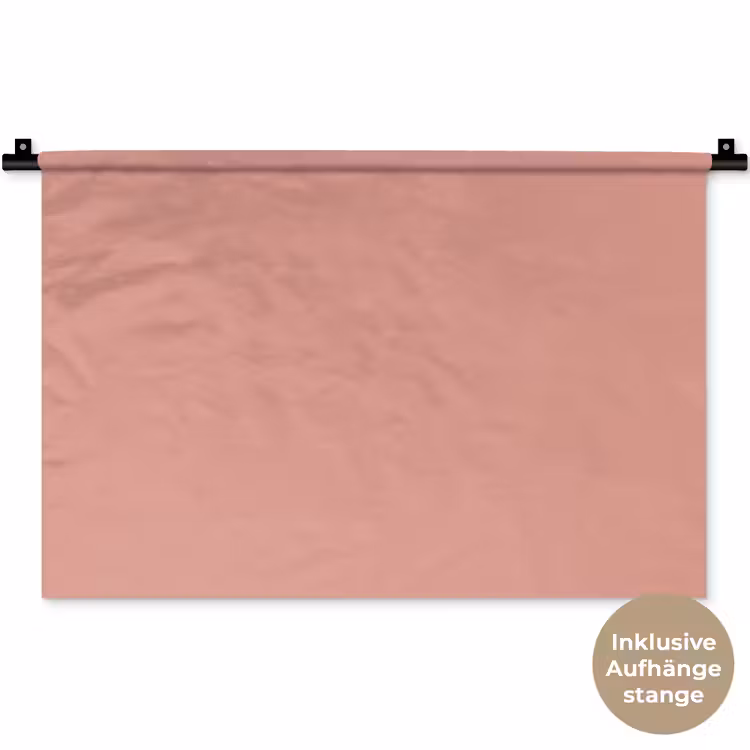 Muted - Salmon - Koraal Wandkleed katoen klein 269 -t3d_DE