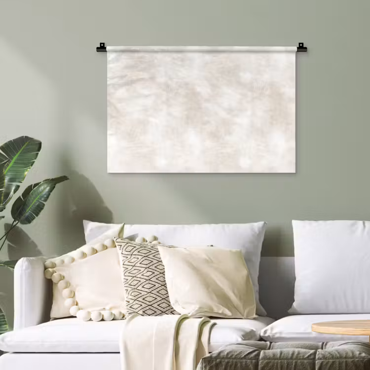Subtiel - Structuur - Beige Wandkleed katoen klein 269 -sfeer7