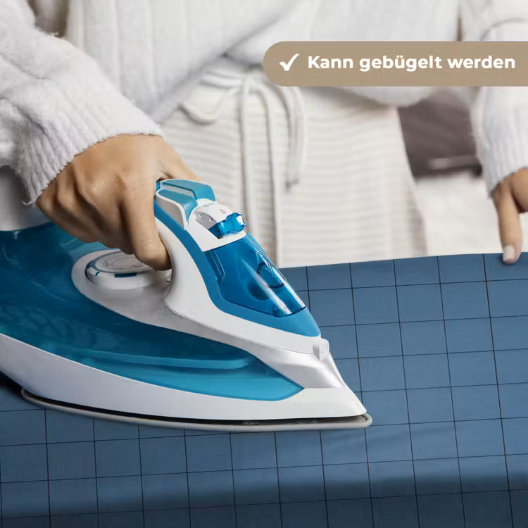 Ruiten - Geometrisch - Blauw Wandkleed katoen klein 269 -tsfeer9_DE