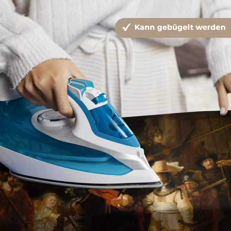 De Nachtwacht - Schilderij van Rembrandt van Rijn Wandkleed katoen klein -tsfeer9_DE