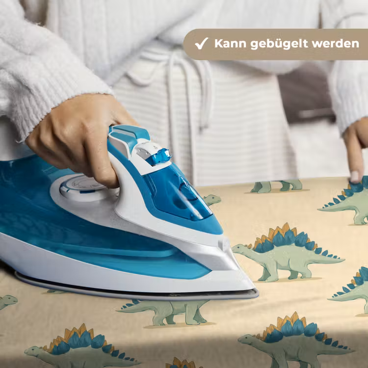 Dino - Patroon - Groen Wandkleed katoen klein 269 -tsfeer9_DE