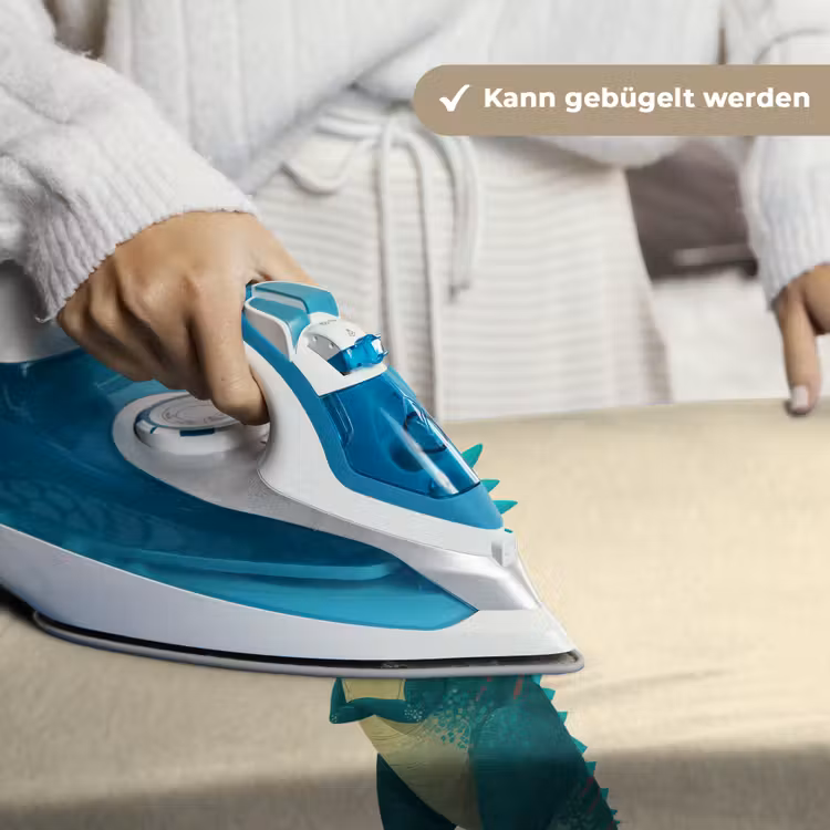 Dinosaurus - Turquoise - Stekels Wandkleed katoen klein -tsfeer9_DE