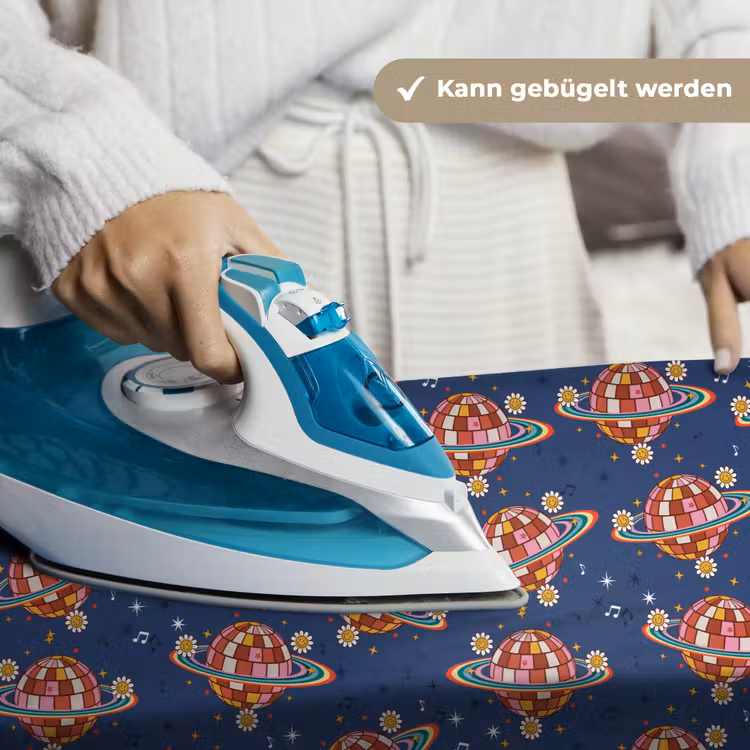 Disco - Blauw - Patroon Wandkleed katoen klein 269 -tsfeer9_DE