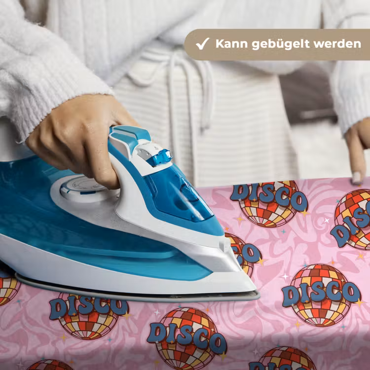 Disco - Bal - Patroon - Roze Wandkleed katoen klein 269 -tsfeer9_DE